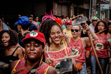 Bloco Pisa Ligeiro, em Minas Gerais. Foto: Gustavo Caetano/@gcaetanoj