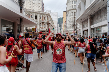 Bloco Pisa Ligeiro, em Minas Gerais. Foto: Gustavo Caetano/@gcaetanoj