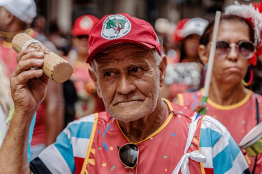 Bloco Pisa Ligeiro, em Minas Gerais. Foto: Gustavo Caetano/@gcaetanoj