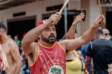 Bloco Pisa Ligeiro, em Minas Gerais. Foto: Gustavo Caetano/@gcaetanoj