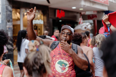 Bloco Pisa Ligeiro, em Minas Gerais. Foto: Gustavo Caetano/@gcaetanoj