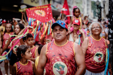 Bloco Pisa Ligeiro, em Minas Gerais. Foto: Gustavo Caetano/@gcaetanoj