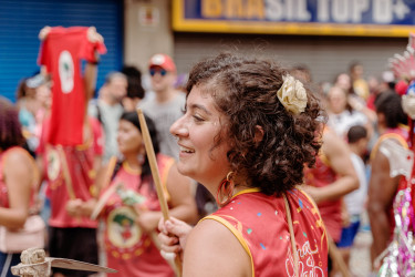 Bloco Pisa Ligeiro, em Minas Gerais. Foto: Gustavo Caetano/@gcaetanoj