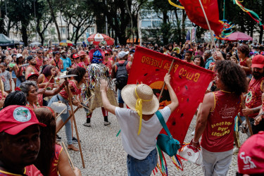 Bloco Pisa Ligeiro, em Minas Gerais. Foto: Gustavo Caetano/@gcaetanoj