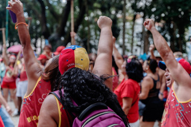 Bloco Pisa Ligeiro, em Minas Gerais. Foto: Gustavo Caetano/@gcaetanoj