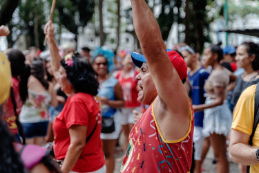 Bloco Pisa Ligeiro, em Minas Gerais. Foto: Gustavo Caetano/@gcaetanoj