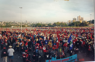 Manifestações (Mato Grosso, data desconhecida) Crédito: Arquivo MST MT
