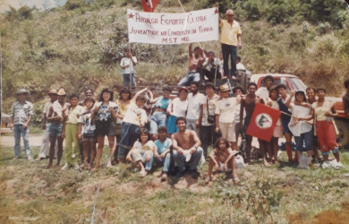 Primeiro Coletivo de Juventude (Minas Gerais, 1989) Crédito: Arquivo MST-MG