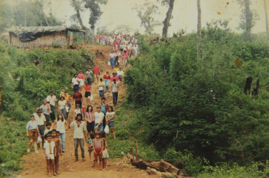 Acampamento Santa Rosa (Abelardo Luz-SC, data desconhecida) Crédito: Arquivo
MST-SC