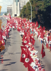 Manifestações (Mato Grosso, data desconhecida) Crédito: Arquivo MST MT