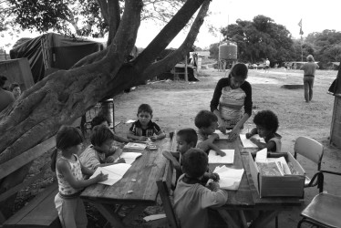 Escola Itinerante (Nova Santa Rita-RS, data desconhecida) Crédito: Leonardo
Malgarejo