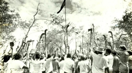 1a Ocupação MST Ceará (Ceará, 25 mai. 1989). Crédito: Arquivo MST