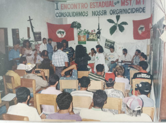 Primeiro Encontro Estadual do MST MT (Mato Grosso, 1995) Crédito: MST MT