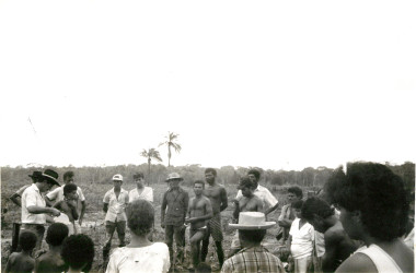 Acampamento Corte Grande do MST (Bahia, 1990)
Crédito: Rubnéia