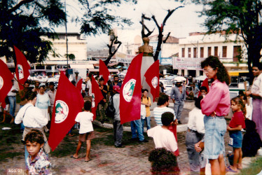 Acampamento Potosí do MST (Vitória de Santo Antão -PE, 25 jul. 1993)
Crédito: Rosinete Pinto