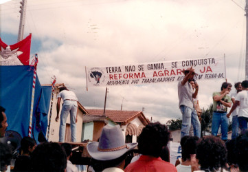 Manifestação 1o de Maio (Teixeira Freitas-BA, 01 mai. 1987) Crédito:
Arquivo MST