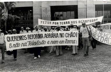 Jejum por Terra e Justiça (Distrito Federal, 07 jul. 1986)
Crédito: Eduardo Tavares