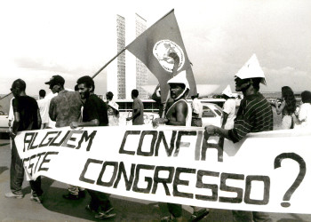 Mobilização Impeachment do Collor (Distrito Federal, set. 1992) Crédito:
Douglas Mansur