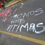 "Pela vida das mulheres e o fim do feminicídio em Mato Grosso: em luta pela democracia e pelo bem viver. Contra o fascismo, sem anistia!". Foto: Comunicação MST