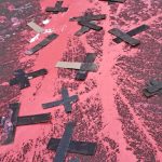 "Pela vida das mulheres e o fim do feminicídio em Mato Grosso: em luta pela democracia e pelo bem viver. Contra o fascismo, sem anistia!". Foto: Comunicação MST