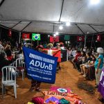 Mulheres Sem Terra organizam Ato Político no DF. Foto: Camila Araújo.