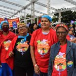Milhares de mulheres marcharam até o Palácio do Buriti, sede do Governo do Distrito Federal, para exigirem políticas de combate à violência contra mulher. Foto: Camila Araújo.