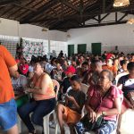 As mulheres seguem firmes e em luta no 2° dia do acampamento Pedagógico das mulheres do Campo Unitário. Foto: Comunicação MST