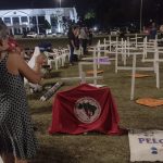 De 06 a 08 de março as mulheres do campo, águas e florestas em Roraima estiveram reunidas na Acampamento Pedagógico das Mulheres Sem Terra. Foto: Comunicação MST.