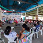 De 06 a 08 de março as mulheres do campo, águas e florestas em Roraima estiveram reunidas na Acampamento Pedagógico das Mulheres Sem Terra. Foto: Comunicação MST.