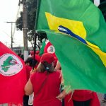 Mulheres trabalhadoras realizaram a Marcha de Lutas das Mulheres de Goiás, na capital Goiânia. Foto: Comunicação MST GO