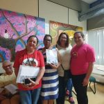 Mulheres ocupam a praça central da capital do Mato Grosso do Sul no Dia Internacional das Mulheres. Foto: Comunicação MST