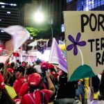 Neste 8 de março, em Curitiba: trabalhadoras do campo, da cidade, indígenas, Sem Teto e Sem Terras. Foto: Comunicação MST