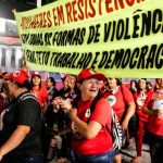 Neste 8 de março, em Curitiba: trabalhadoras do campo, da cidade, indígenas, Sem Teto e Sem Terras. Foto: Comunicação MST