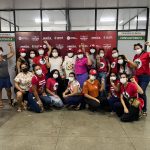 Doação de sangue do Acampamento Pedagógico das Mulheres Sem Terra no Ceará. Foto: Comunicação MST