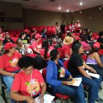 Em audiência com superintendente do INCRA, Mulheres Sem Terra cobram efetivação da Reforma Agrária. Foto: Comunicação MST