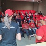 Em audiência com superintendente do INCRA, Mulheres Sem Terra cobram efetivação da Reforma Agrária. Foto: Comunicação MST