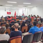 Mulheres do MST, em Santa Catarina, entregam pauta de reinvindicação ao Instituto Nacional de Colonização e Reforma Agrária em Santa Catarina (INCRA/SC). Foto: Ju Adriano.