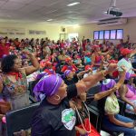 Em Aracaju, o 08 de março foi marcado por denúncias as mais diversas formas de violências imposta pelo agronegócio. Foto: Luiz Fernando.