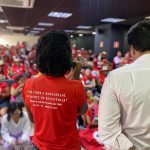 8M DE LUTA NO MARANHÃO: As companheiras do MST se uniram aos movimentos sociais e entidades em ato público nas ruas de São Luís. Foto: @euselmafotografa