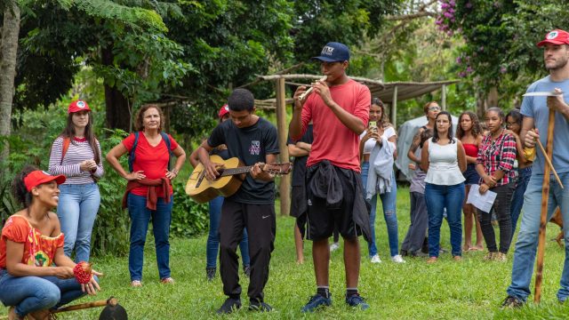 Plantio de árvores marca a celebração de 14º aniversário do assentamento Dênis Gonçalves,Minas Gerais, Foto: Dowglas Silva