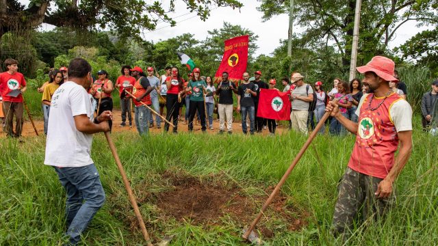 Plantio de árvores marca a celebração de 14º aniversário do assentamento Dênis Gonçalves,Minas Gerais, Foto: Dowglas Silva