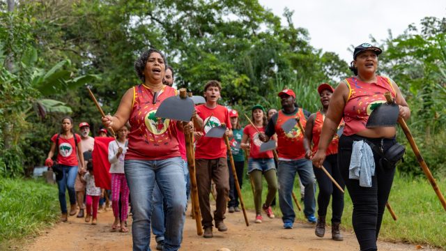 Plantio de árvores marca a celebração de 14º aniversário do assentamento Dênis Gonçalves,Minas Gerais, Foto: Dowglas Silva