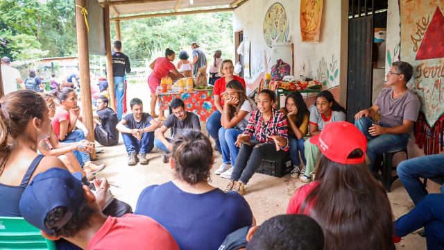 Plantio de árvores marca a celebração de 14º aniversário do assentamento Dênis Gonçalves,Minas Gerais, Foto: Dowglas Silva