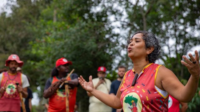Plantio de árvores marca a celebração de 14º aniversário do assentamento Dênis Gonçalves,Minas Gerais, Foto: Dowglas Silva