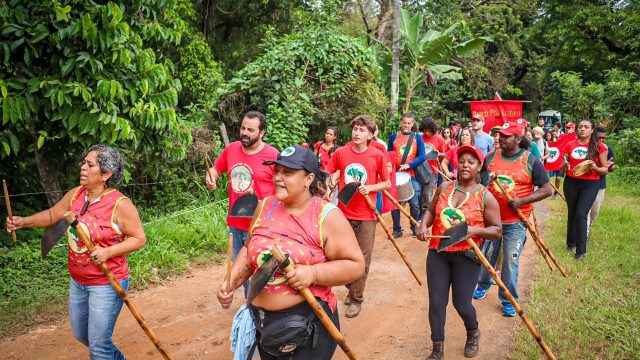 Plantio de árvores marca a celebração de 14º aniversário do assentamento Dênis Gonçalves,Minas Gerais, Foto: Dowglas Silva