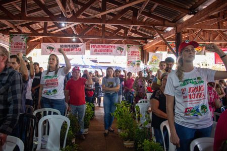 Quedas do Iguaçu-PR, festa da semeadura de Juçara abre a 2ª Jornada da Natureza. Foto: Juliana Barbosa
