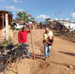 Parauapebas-PA, Acampamento Terra e Liberdade, realizaram plantio em alusão ao Dia do Meio Ambiente. Foto: MST-PA