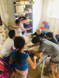 Crianças Sem Terrinha da Escola Itinerante Herdeiros da Luta de Porecatú no Município de Porecatú-PR, Foto: Comunicação-PR
