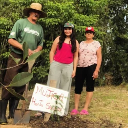 Rede de Sementes Agroecológicas Bionatur realizou o plantio de diversas mudas de árvores como homenagem ao companheiro Pepe Mujica, Foto: MST-RS