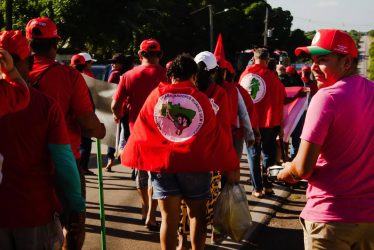 Cerca de 800 militantes do MST marcham em direção a capital potiguar para acampamento durante a Semana Camponesa, Foto: MST-RN
